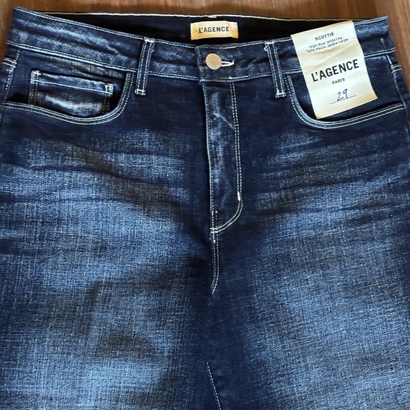 L'AGENCE Denim - L'AGENCE Deep Indigo Flare Jeans